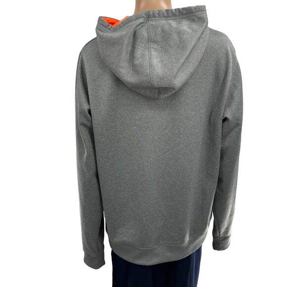 Under Armour Women's Gray UA Storm Semi Fitted Hooded Sweatshirt - Picture 7 of 11